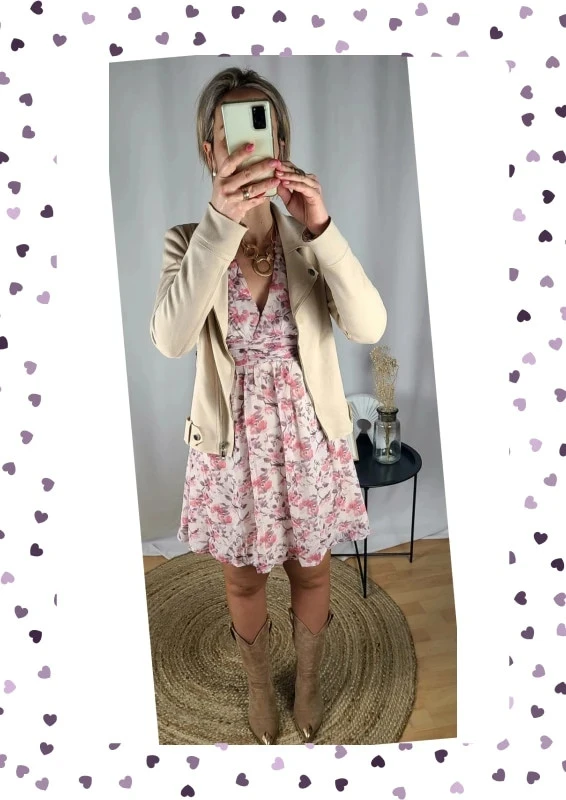 Vestido con flores – Forro y cintura elástica – Nueva - Varias tallas disponibles – photo 5